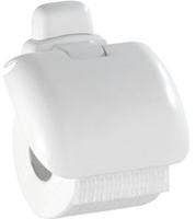 WENKO Toilettenpapierhalter Mod. Pure mit Deckel inkl. Befestigungsmaterial 17941100