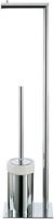Joop! Wc-B&uuml;rstenkombination Chromeline, Wei&szlig;, Chrom, Metall, 12.5x70x17 cm,
