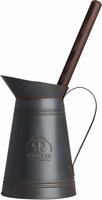 B&uuml;rstenhaus Redecker WC-Metallkanne mit WC-B&uuml;rste, schwarz