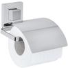 WENKO Vacuum-Loc® Toilettenpapierhalter Quadro Edelstahl