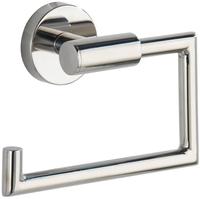 WENKO BOSIO Toilettenpapierhalter, Chrom gl&auml;nzend, Edelstahl rostfrei