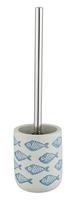 WENKO WC-Garnitur Mod. Aquamarin WC-B&uuml;rstenhalter, handbemalt 24313100
