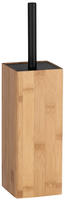 WENKO PADUA WC-Garnitur, Braun/Schwarz, Bambus