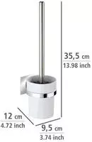 WENKO Turbo-Loc WC-Garnitur Quadro Befestigen ohne bohren 23861100