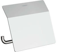 hansgrohe AddStoris Papierrollenhalter mit Deckel, Accessoires, 41753000, chrom