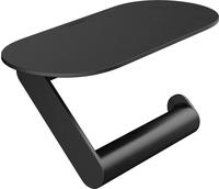 HANSGROHE 27928670 Papierrollenhalter WALLSTORIS mattschwarz mit Ablage