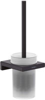 Hansgrohe 41752670, Hansgrohe AddStoris Q WC-B&uuml;rstengarnitur, schwarz matt