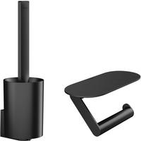 Hansgrohe 27969670, Hansgrohe Zubeh&ouml;rset WallStoris Matt Schwarz Kunststoff...