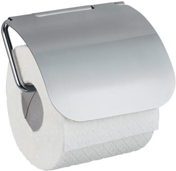 Wenko Static Loc Plus Papierhalter mit Deckel Osimo WC Rollenhalter (24874100)