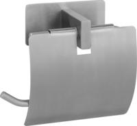 WENKO Turbo-Loc Toilettenpapierhalter mit Deckel Mod. Genova Matt Befestigen ohne