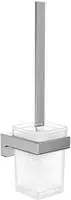 Emco - Cue B&uuml;rstengarnitur Chrom Mit Kristallglas, Wandmodell,