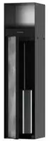 Hansgrohe 56062670, Hansgrohe WC-B&uuml;rste XtraStoris Rock Matt Schwarz Metall,
