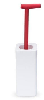 Megabad Living Garnitur mit rotem Silikongriff weiß/rot (MB502311AL)