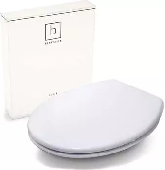 Benkstein Premium Toilettendeckel oval wei&szlig;