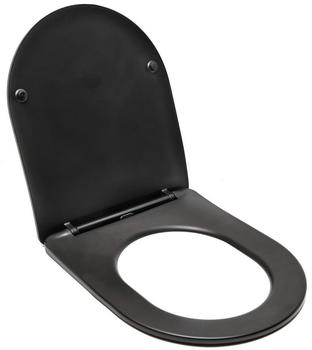 SAT Infinitio WC Sitz mit Softclose schwarz (SATINFPBKM)
