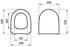 SAT Infinitio WC Sitz mit Softclose schwarz (SATINFPBKM)