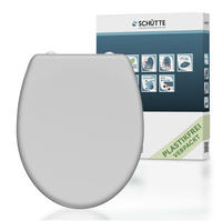 Sch&uuml;tte - Duroplast Wc-sitz Grey, Mit Absenkautomatik Und Schnellverschluss