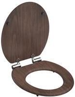 Sch&uuml;tte Wc-sitz Aus Mdf Holz Mit Absenkautomatik Toilettendeckel Uni Klodeckel