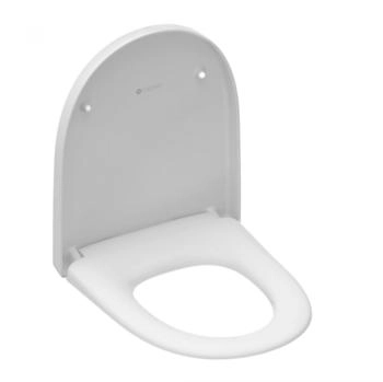 instmaier D-Form Toilettendeckel mit Absenkautomatik wei&szlig;