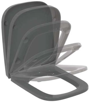 Ideal Standard i.Life B WC-Sitz Wrapover SoftClose grau glänzend (T468358)