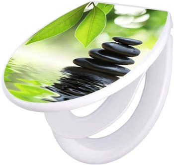 Banjado Familien WC Sitz 37x44,5x5cm Steine&Relax (TDWK 10025)