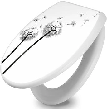 Banjado Toilettendeckel Mit Absenkautomatik Duroplast Pusteblume 2