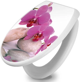 Banjado Toilettendeckel Mit Absenkautomatik Duroplast Orchidee
