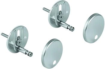 GROHE Befestigungssatz für Bau Keramik WC-Sitz und Deckel Chrom (49529000)