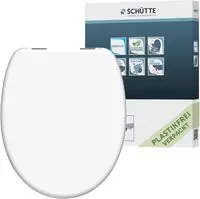 Sch&uuml;tte WC-Sitz "WHITE" Duroplast, mit Absenkautomatik