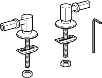 Geberit Scharniere für 4U WC-Sitz verchromt (598018000)