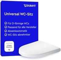 DURAVIT 0024190000, Duravit Univavo WC-Sitz D-shaped, 0024190000, D-shaped wei&szlig;
