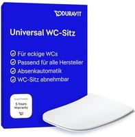 Duravit 0024290000, Duravit Univavo WC-Sitz Eckig 0024290000 Absenkautomatik,