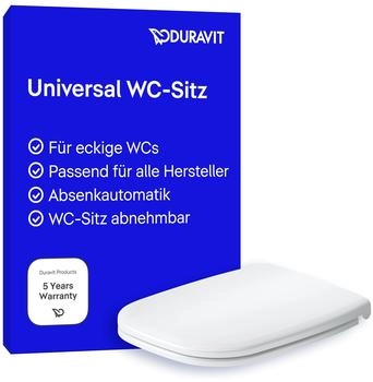 Duravit Universal Univavo WC-Sitz Eckig Weiß (0024390000)