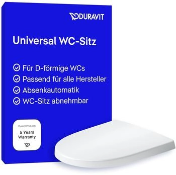 Duravit Univavo WC-Sitz D-shaped wei&szlig; (0024490000)