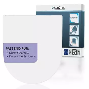 Sch&uuml;tte WC-Sitz passend zu Duravit Starck 3 Wei&szlig;