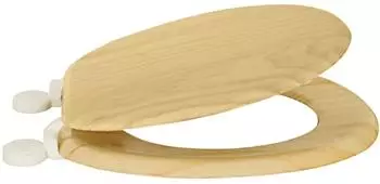 MSV France WC Sitz Pinie Holz Scharniere aus Kunststoff