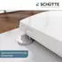 Schütte WHITE WC-Sitz Duroplast mit Absenkautomatik und Schnellverschluss (82630)