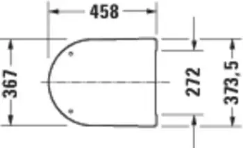 Duravit Balcoon WC-Sitz &uuml;berlappend mit Absenkautomatik, Clay Terra Matt (002769CB00)