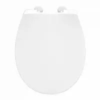 Alma Duroplast Wc-sitz Slim White, Mit Absenkautomatik Und Schnellverschluss