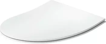 Duravit Univavo WC-Sitz D-f&ouml;rmig Absenkautomatik abnehmbar Edelstahlscharniere Wei&szlig; (0023290000)