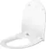 Duravit Univavo WC-Sitz D-förmig Absenkautomatik abnehmbar Edelstahlscharniere Weiß (0023290000)