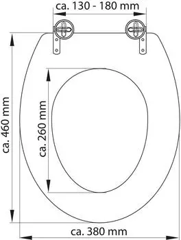 Eisl WC-Sitz Kunststoff wei&szlig;