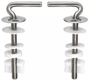 Cornat WC-Sitz-Scharnier mit Befestigung, transparent (TEC364896)