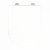 Helma Duroplast WC-Sitz WHITE, D-Form, mit Absenkautomatik und Schnellverschluss