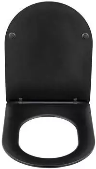 Wenko Galati WC-Sitz Duroplast Schwarz Matt Absenkautomatik (26029100)