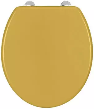 Wenko Prima WC-Sitz MDF feuchtigkeitsresistent Senfgelb matt (Prima)