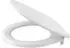Alca WC-Sitz Duroplast Antibakteriell Weiß (A601)