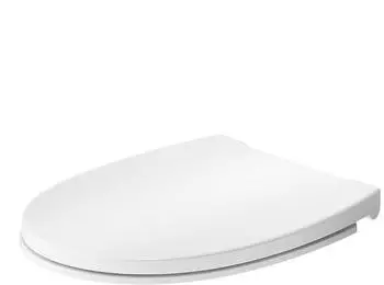 Duravit Univavo WC-Sitz Oval Absenkautomatik abnehmbar Scharniere Edelstahl Wei&szlig; (0023190000)