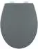 Wenko Ostuni WC-Sitz Easy Close Thermoplast, grau (26203100)