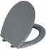 Wenko Ostuni WC-Sitz Easy Close Thermoplast, grau (26203100)